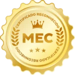 Selo de reconhecimento pelo MEC.