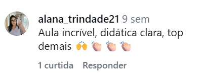 Depoimento de Alana, aluna do HO Fácil